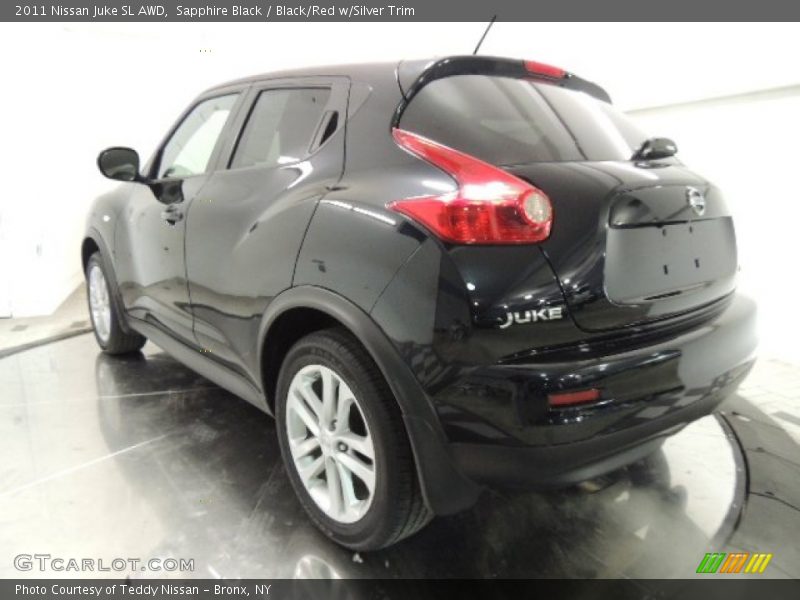 Sapphire Black / Black/Red w/Silver Trim 2011 Nissan Juke SL AWD