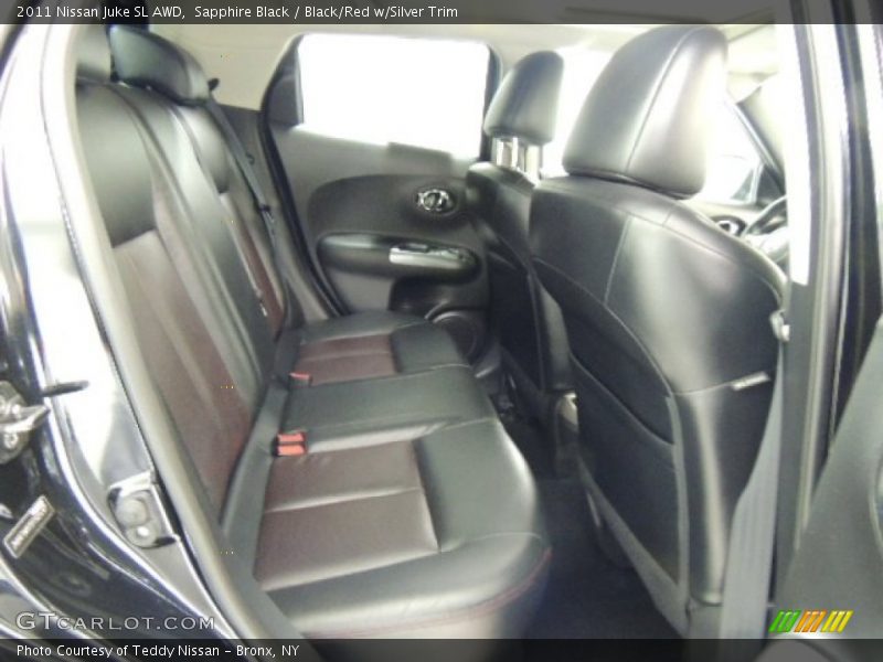 Sapphire Black / Black/Red w/Silver Trim 2011 Nissan Juke SL AWD