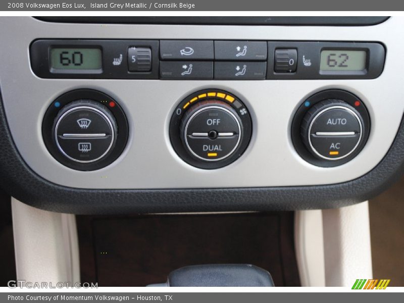 Island Grey Metallic / Cornsilk Beige 2008 Volkswagen Eos Lux
