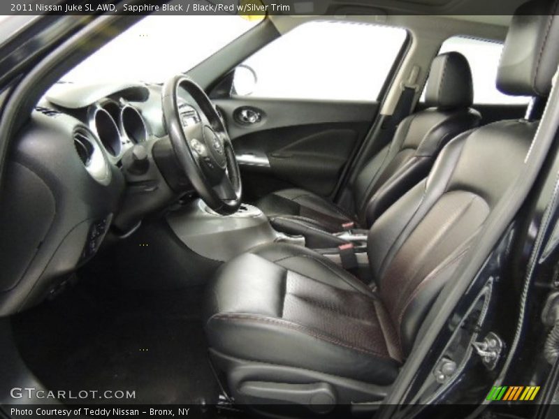 Sapphire Black / Black/Red w/Silver Trim 2011 Nissan Juke SL AWD
