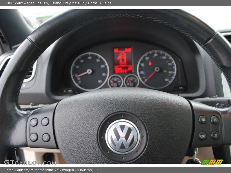 Island Grey Metallic / Cornsilk Beige 2008 Volkswagen Eos Lux