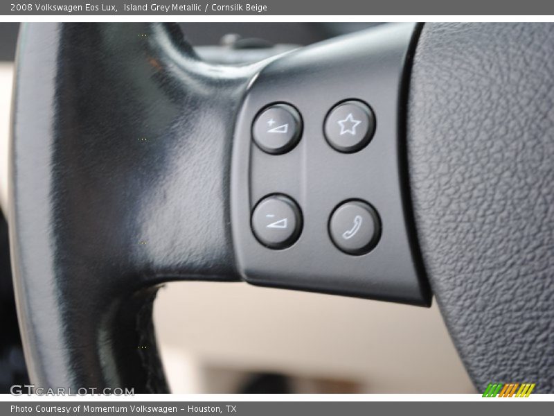 Island Grey Metallic / Cornsilk Beige 2008 Volkswagen Eos Lux