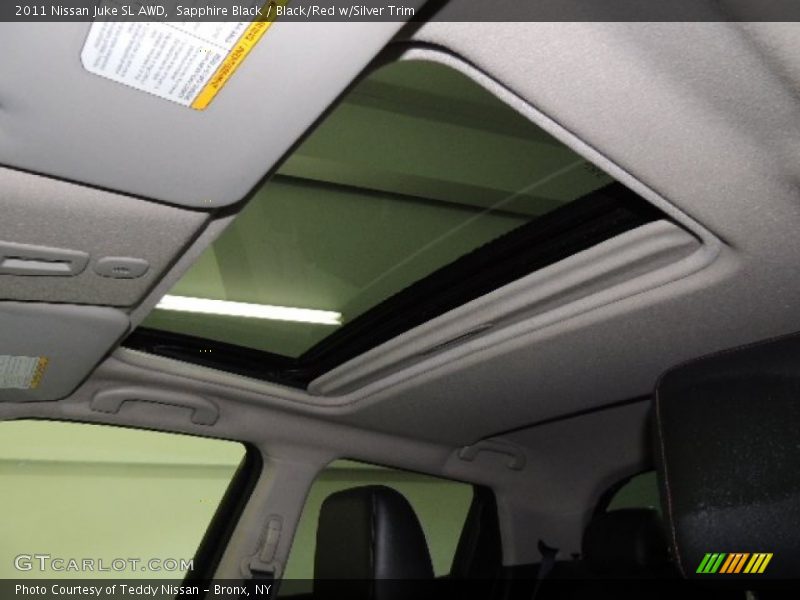 Sapphire Black / Black/Red w/Silver Trim 2011 Nissan Juke SL AWD