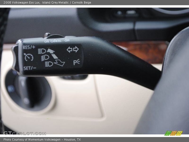 Island Grey Metallic / Cornsilk Beige 2008 Volkswagen Eos Lux