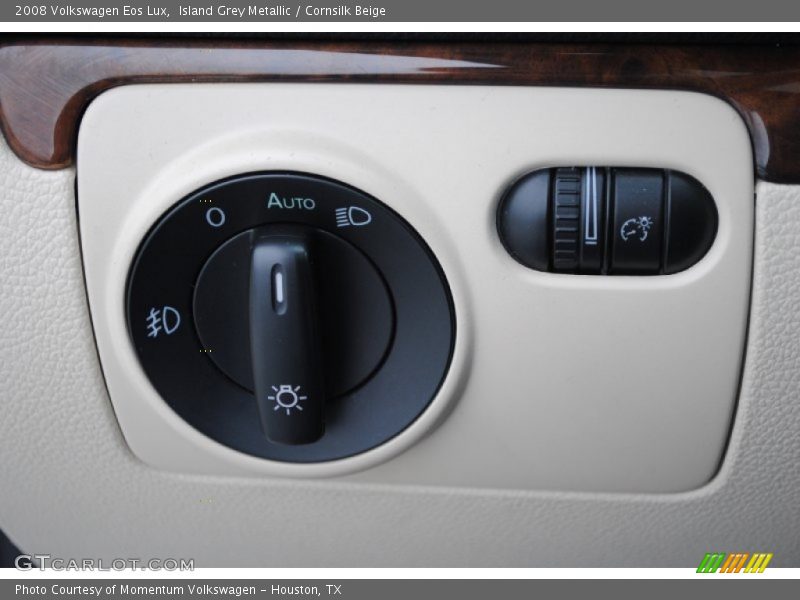 Island Grey Metallic / Cornsilk Beige 2008 Volkswagen Eos Lux