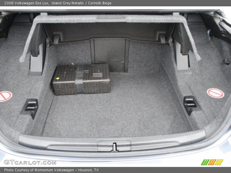 Island Grey Metallic / Cornsilk Beige 2008 Volkswagen Eos Lux