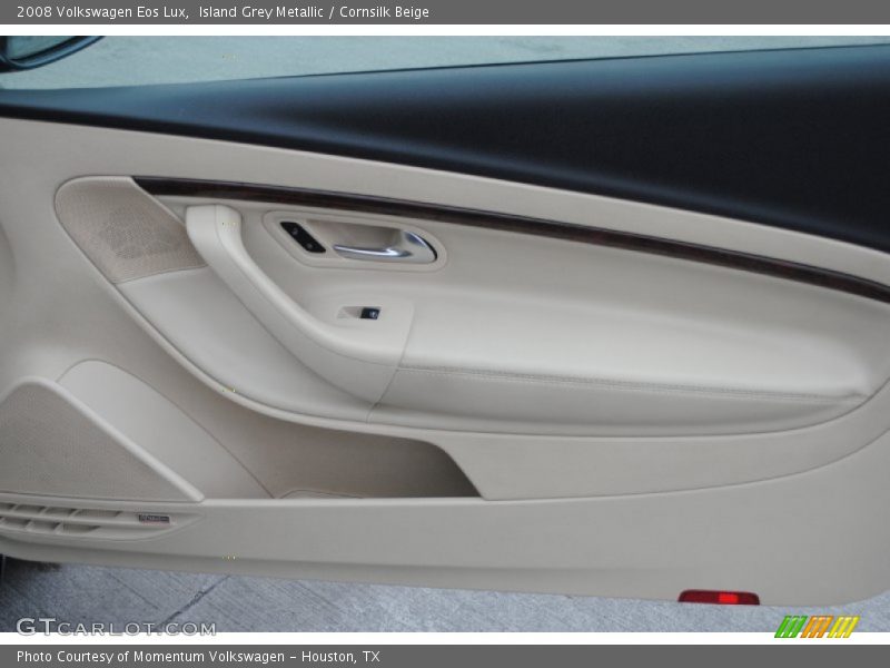 Island Grey Metallic / Cornsilk Beige 2008 Volkswagen Eos Lux