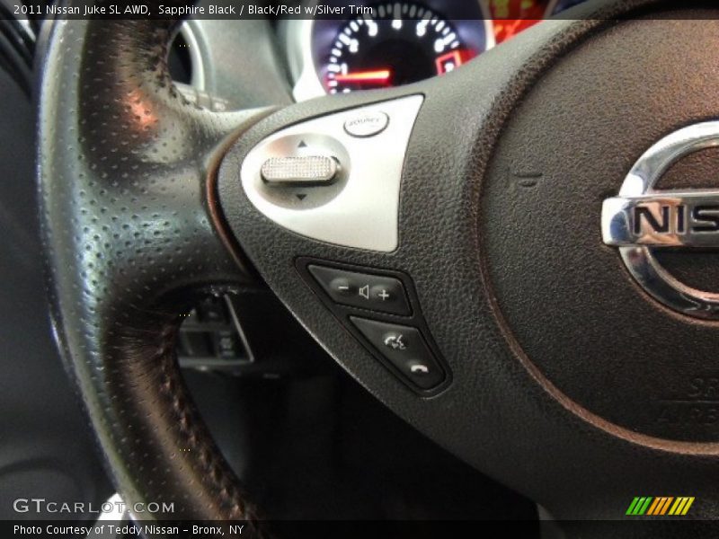 Sapphire Black / Black/Red w/Silver Trim 2011 Nissan Juke SL AWD