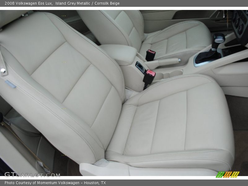 Island Grey Metallic / Cornsilk Beige 2008 Volkswagen Eos Lux