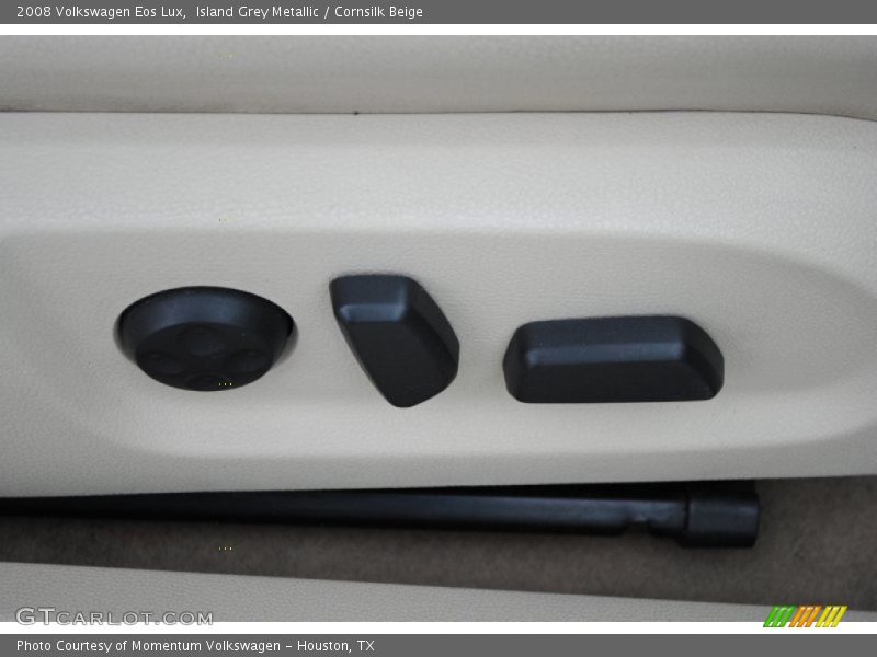 Island Grey Metallic / Cornsilk Beige 2008 Volkswagen Eos Lux