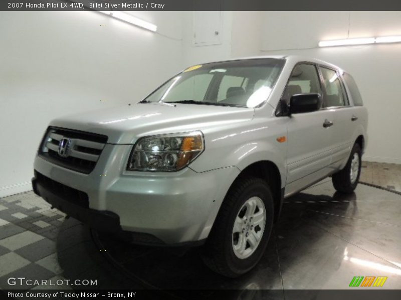 Billet Silver Metallic / Gray 2007 Honda Pilot LX 4WD