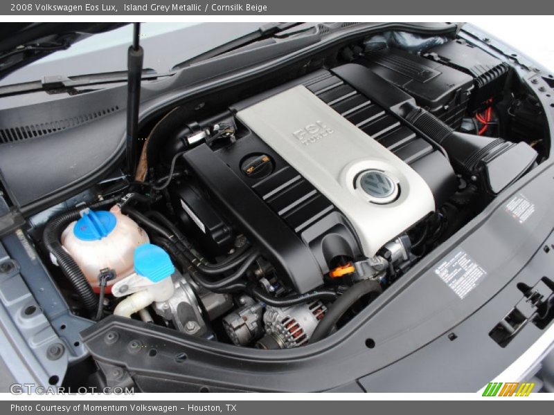 Island Grey Metallic / Cornsilk Beige 2008 Volkswagen Eos Lux