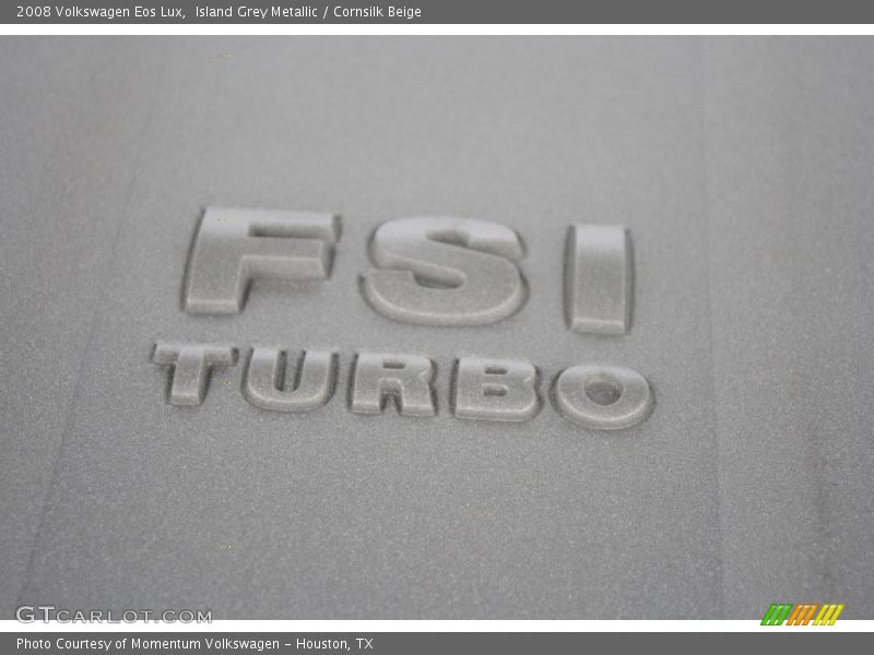 Island Grey Metallic / Cornsilk Beige 2008 Volkswagen Eos Lux