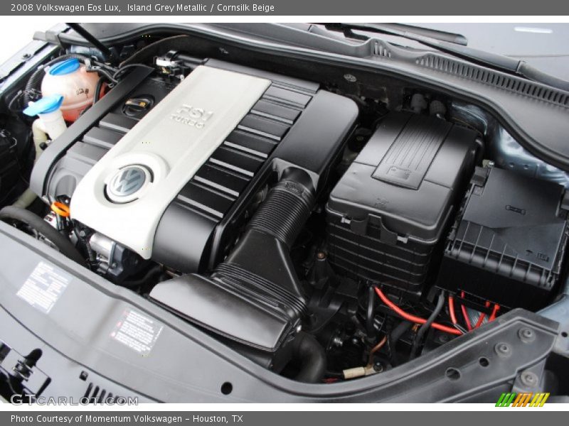 Island Grey Metallic / Cornsilk Beige 2008 Volkswagen Eos Lux