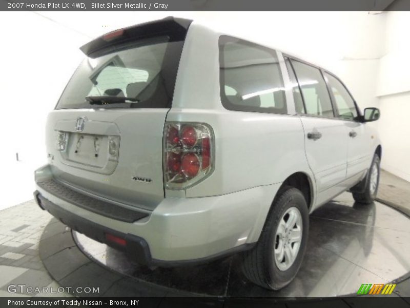 Billet Silver Metallic / Gray 2007 Honda Pilot LX 4WD