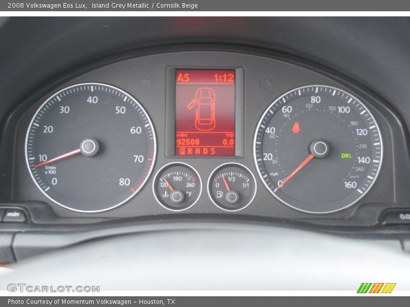 Island Grey Metallic / Cornsilk Beige 2008 Volkswagen Eos Lux
