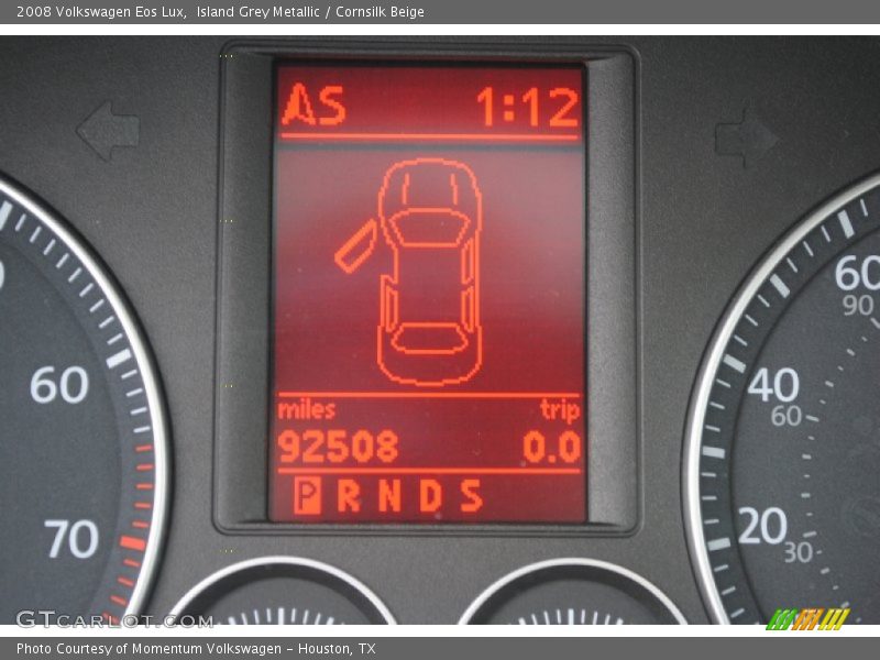 Island Grey Metallic / Cornsilk Beige 2008 Volkswagen Eos Lux