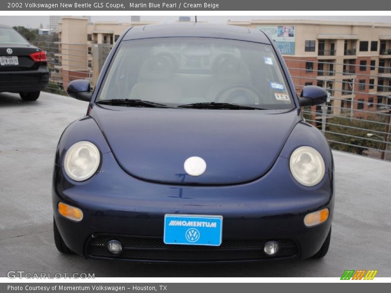 Marlin Blue Pearl / Cream Beige 2002 Volkswagen New Beetle GLS Coupe