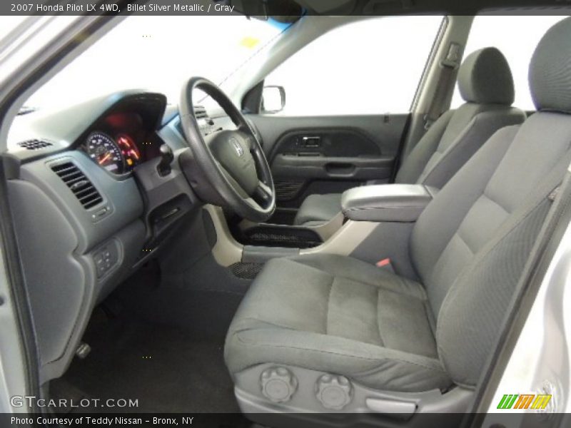 Billet Silver Metallic / Gray 2007 Honda Pilot LX 4WD