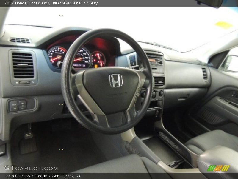 Billet Silver Metallic / Gray 2007 Honda Pilot LX 4WD