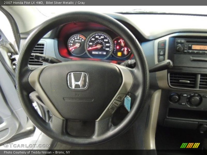 Billet Silver Metallic / Gray 2007 Honda Pilot LX 4WD
