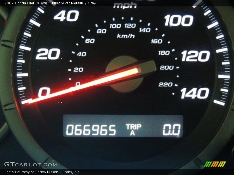 Billet Silver Metallic / Gray 2007 Honda Pilot LX 4WD