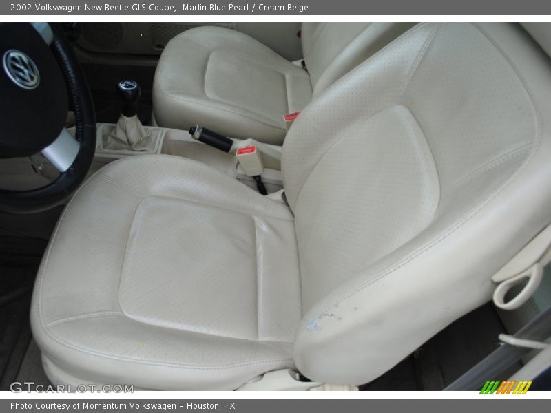 Marlin Blue Pearl / Cream Beige 2002 Volkswagen New Beetle GLS Coupe