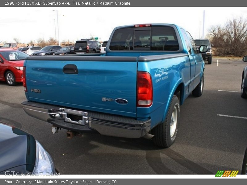 Teal Metallic / Medium Graphite 1998 Ford F150 XLT SuperCab 4x4