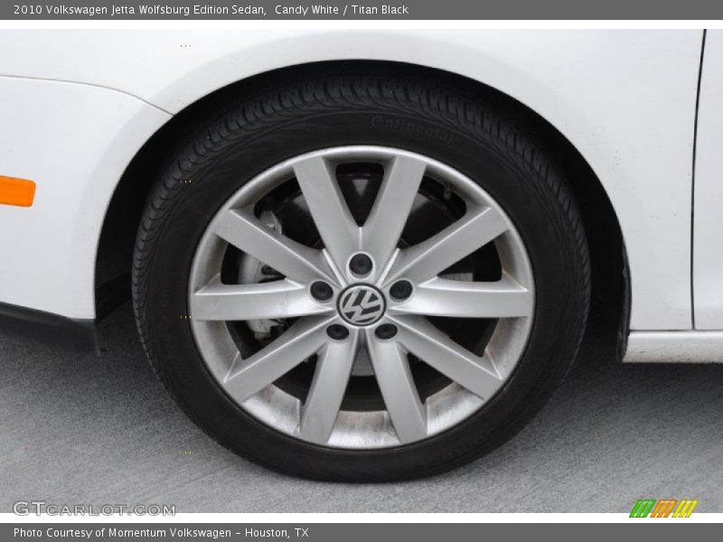 Candy White / Titan Black 2010 Volkswagen Jetta Wolfsburg Edition Sedan