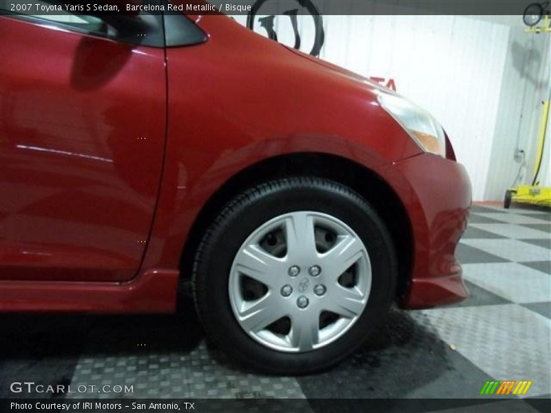 Barcelona Red Metallic / Bisque 2007 Toyota Yaris S Sedan