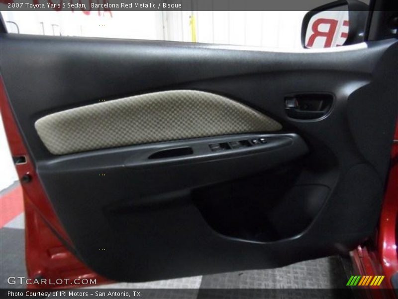 Barcelona Red Metallic / Bisque 2007 Toyota Yaris S Sedan