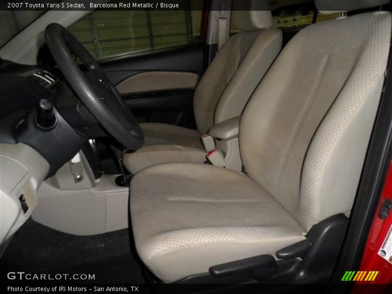 Barcelona Red Metallic / Bisque 2007 Toyota Yaris S Sedan