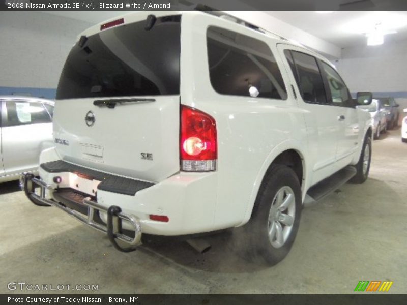 Blizzard White / Almond 2008 Nissan Armada SE 4x4