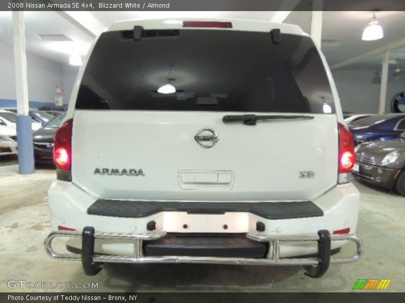 Blizzard White / Almond 2008 Nissan Armada SE 4x4