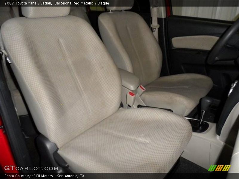 Barcelona Red Metallic / Bisque 2007 Toyota Yaris S Sedan