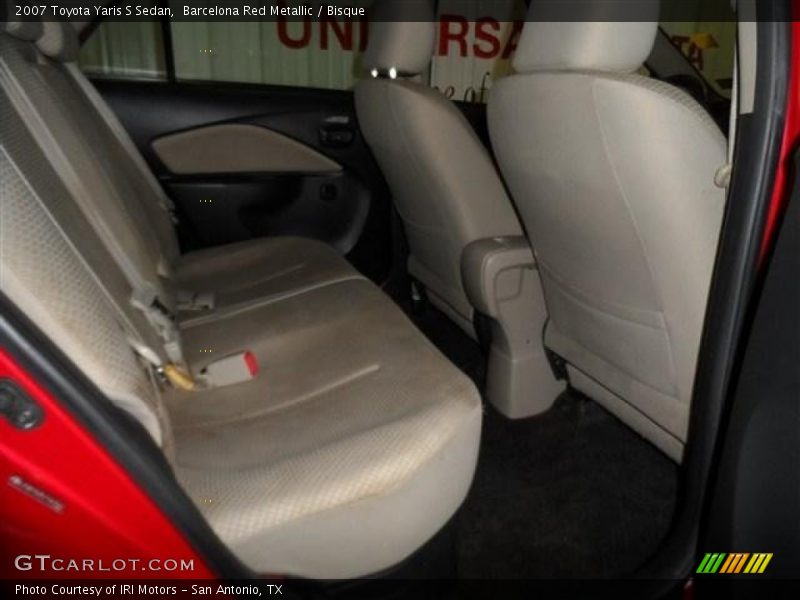 Barcelona Red Metallic / Bisque 2007 Toyota Yaris S Sedan