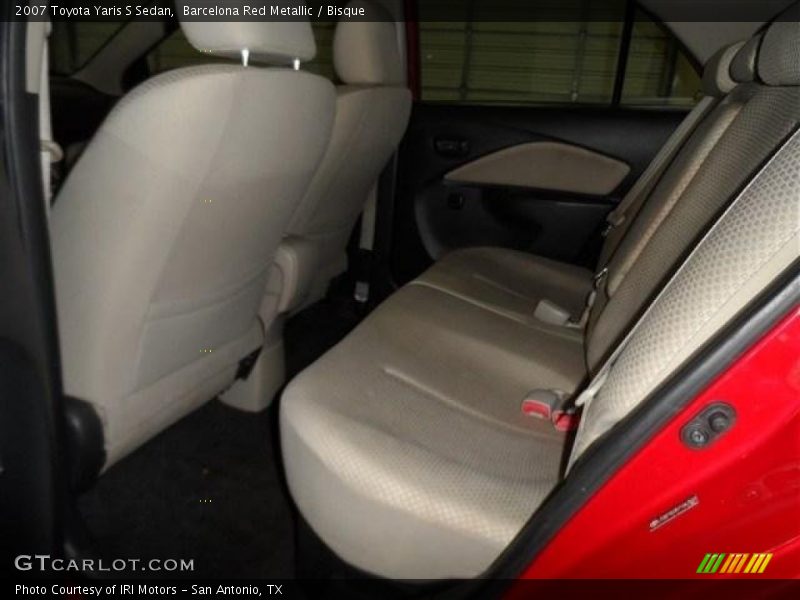 Barcelona Red Metallic / Bisque 2007 Toyota Yaris S Sedan