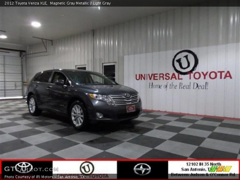 Magnetic Gray Metallic / Light Gray 2012 Toyota Venza XLE