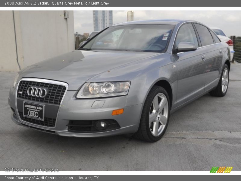 Quartz Grey Metallic / Light Grey 2008 Audi A6 3.2 Sedan