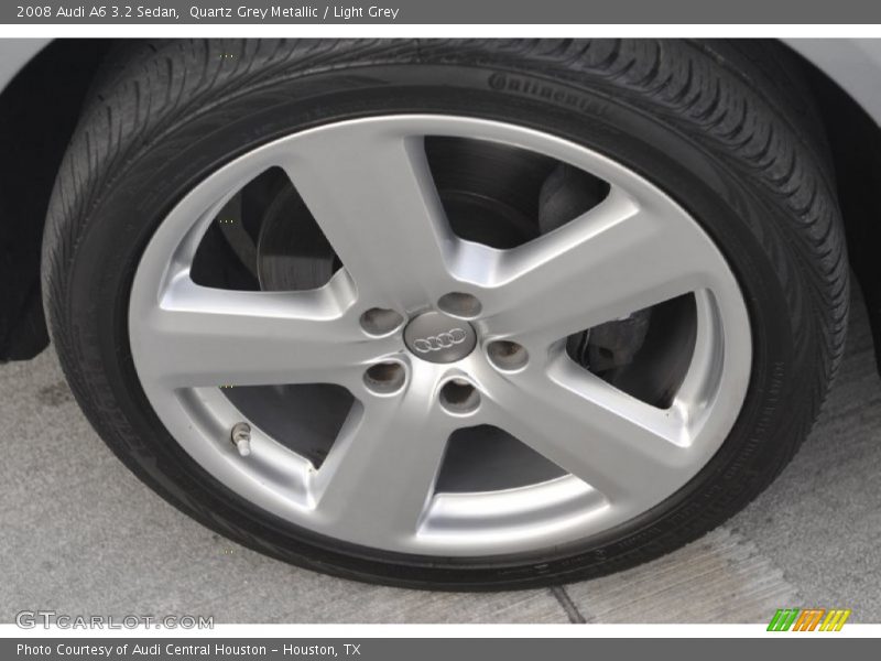 Quartz Grey Metallic / Light Grey 2008 Audi A6 3.2 Sedan