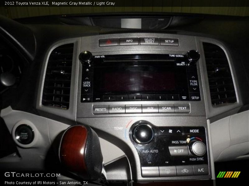 Magnetic Gray Metallic / Light Gray 2012 Toyota Venza XLE
