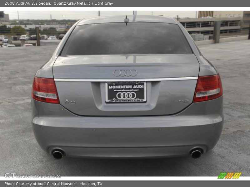 Quartz Grey Metallic / Light Grey 2008 Audi A6 3.2 Sedan