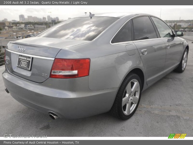 Quartz Grey Metallic / Light Grey 2008 Audi A6 3.2 Sedan