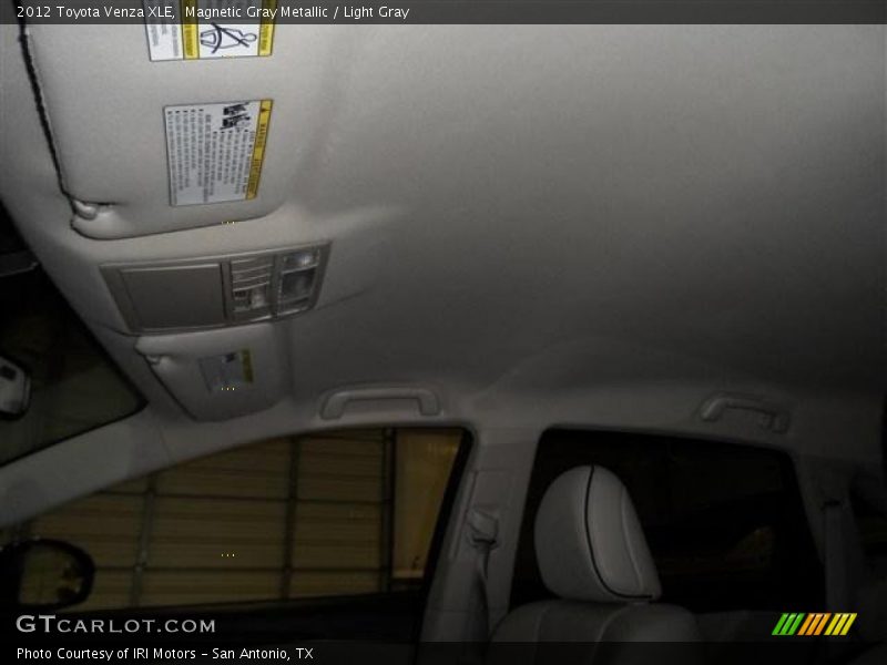 Magnetic Gray Metallic / Light Gray 2012 Toyota Venza XLE