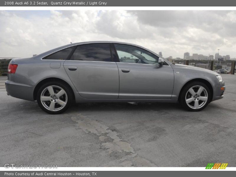Quartz Grey Metallic / Light Grey 2008 Audi A6 3.2 Sedan