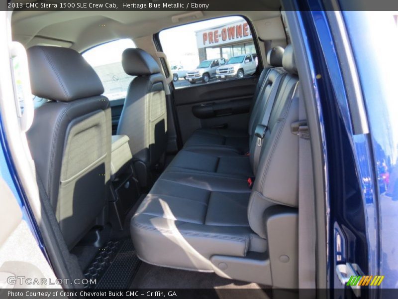 Heritage Blue Metallic / Ebony 2013 GMC Sierra 1500 SLE Crew Cab