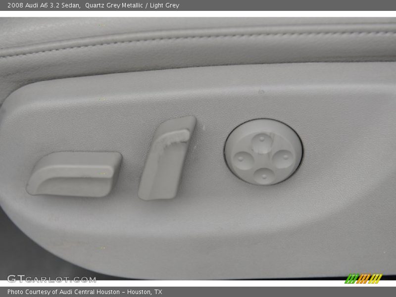 Quartz Grey Metallic / Light Grey 2008 Audi A6 3.2 Sedan