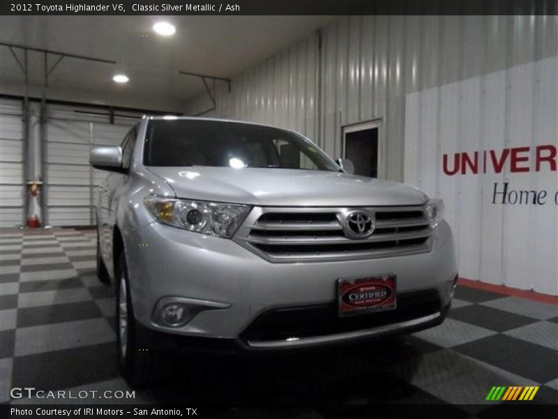 Classic Silver Metallic / Ash 2012 Toyota Highlander V6