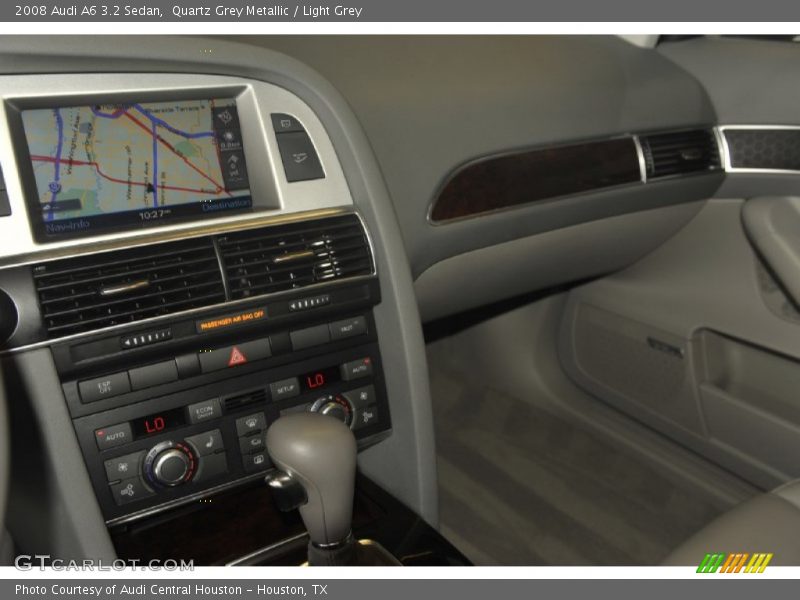 Quartz Grey Metallic / Light Grey 2008 Audi A6 3.2 Sedan