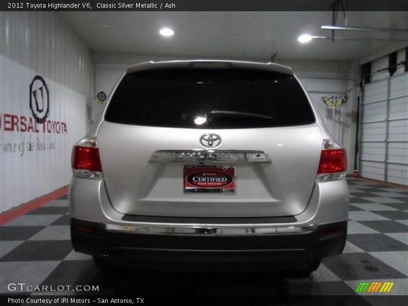 Classic Silver Metallic / Ash 2012 Toyota Highlander V6